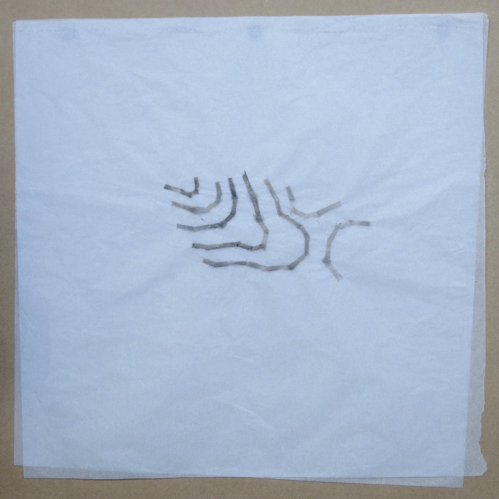 100 x 100 SERIE PAISATGES CONSTRUITS tinta paper japo